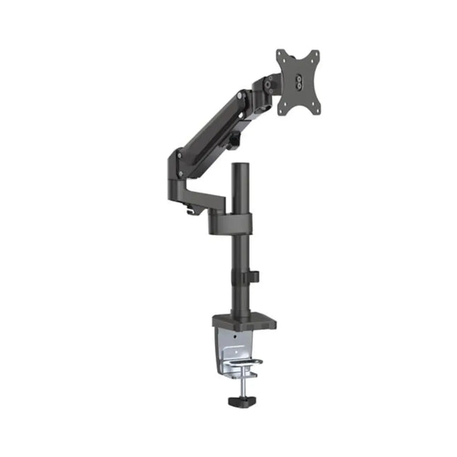 Brateck Single Monitor Heavy - Duty Aluminum Gas Spring Monitor Arm Fit Most 17' - 35' Monitors Up to12kg per screen VESA 75x75/100x100 - CCTV Guru
