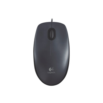 Logitech M90 Wired USB Mouse | Black, 1000 DPI