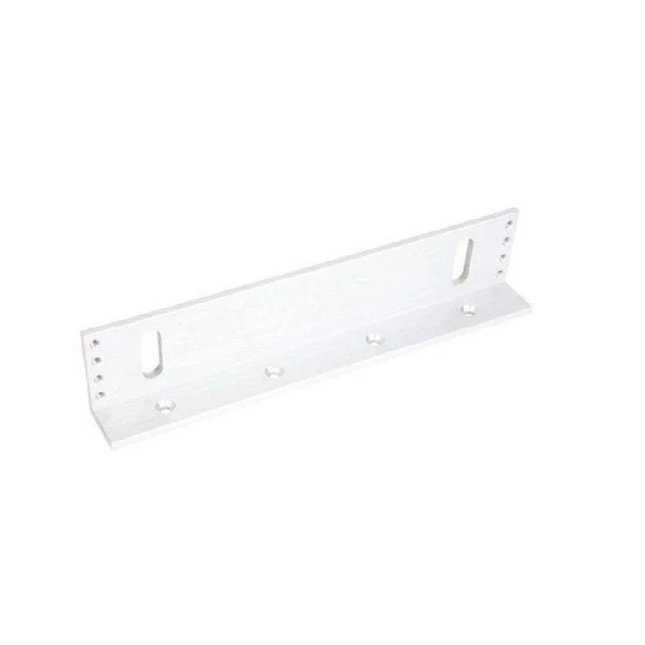 LOX AMLB4 Adjustable L-Bracket for EM3500 series magnetic locks front view.