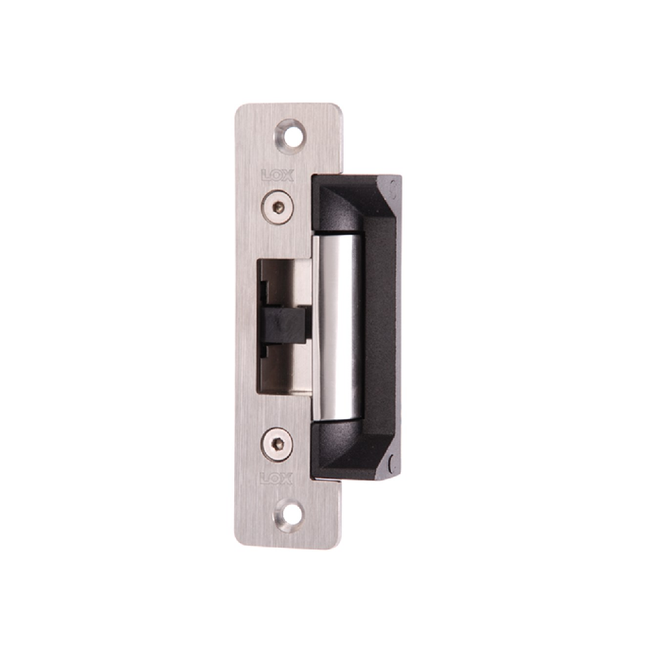 LOX ES10M Monitored Electric Strike in Stainless Steel finish, 1200kg holding force - Available in Myanmar