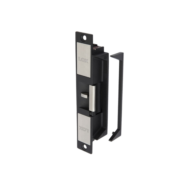 LOX ES20M Matte Black Monitored Electric Strike for architectural commercial doors, 1000kg holding force Myanmar