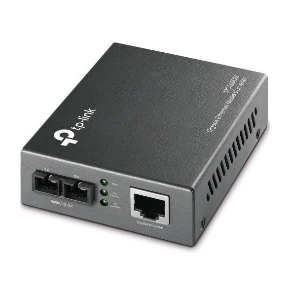 TP - Link MC200CM Gigabit Multi - Mode Media Converter - IEEE 802.3ab/802.3z, SC - Type, 850nm 0.55km Multi - mode - CCTV Guru