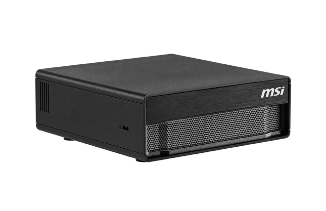 MSI EdgeXpert-34SAU AI workstation — front and left view