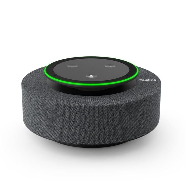 Yealink MSpeech Smart USB Speaker, built - in 3 microphone arrays, Voice regconition (voice transcription, real - time translation) and Cortana assistant - CCTV Guru