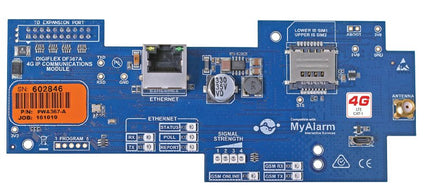 Bosch Solution 6000 Plug - in 3G/4G Plug - in Module + Built in Ethernet Blue PCB Enclosure Mounted 1x Built in SIM Socket *MyAlarm SIM Subscription Required* - CCTV Guru