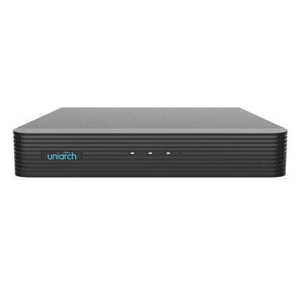 Uniarch 4K NVR Recorder Lite, 4 Channel, 4 x PoE, up to 6TB HDD, NVR - 104E2 - P4 - CCTV Guru