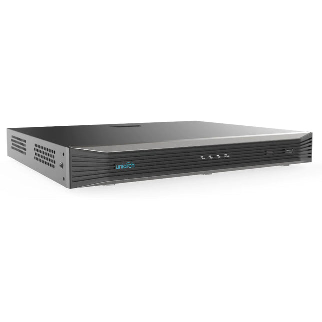 Uniarch Pro 16 Channel NVR Recorder with 16 x PoE Ports, 2 x HDD Bay, 8MP, NVR - 216E - P16 - CCTV Guru