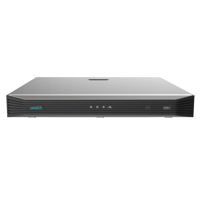 Uniarch Pro 16 Channel NVR Recorder with 16 x PoE Ports, 2 x HDD Bay, 8MP, NVR - 216E - P16 - CCTV Guru