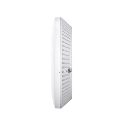 Rear view of the Omada EAP727 access point highlighting the single 2.5Gbps Multi-Gigabit Ethernet port with 802.3at PoE+ power input support.