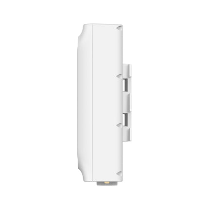 Underneath view of the EAP772-Outdoor access point showcasing the 2.5 Gbps Ethernet port with 802.3at PoE+ power input capability.