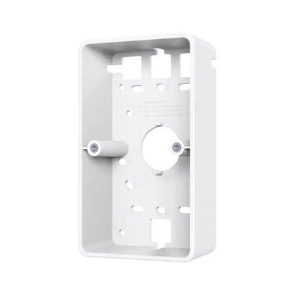 The Omada OJB-100 junction box kit layout including the mounting bracket, installation screws, and wall anchors for easy deployment.