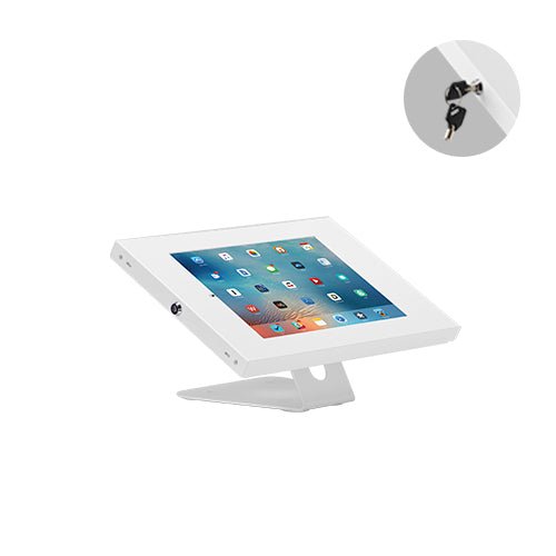 Brateck Anti - Theft Wall - Mounted/Countertop Tablet Holder Fit most 9.7' to 11' tablets( iPad, iPad Air, iPad Pro, - White - CCTV Guru