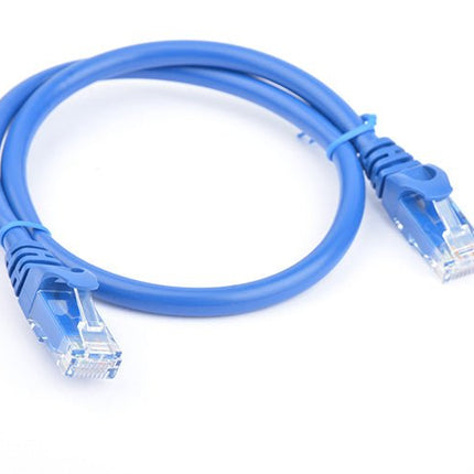 8Ware Cat6a UTP Ethernet Cable 25cm Snagless Blue - CCTV Guru