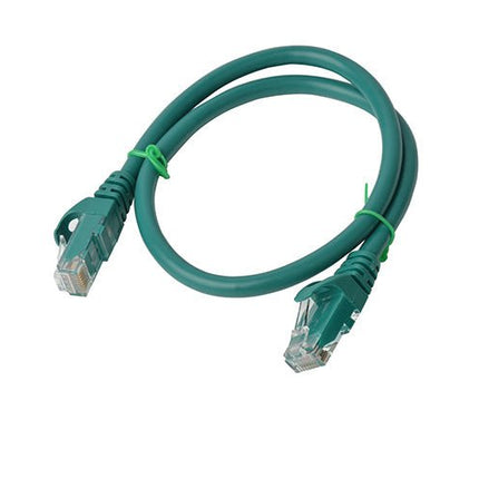 8Ware Cat6a UTP Ethernet Cable 25cm Snagless Green - CCTV Guru