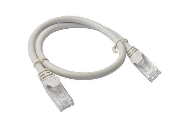 8Ware Cat6a UTP Ethernet Cable 25cm Snagless White - CCTV Guru