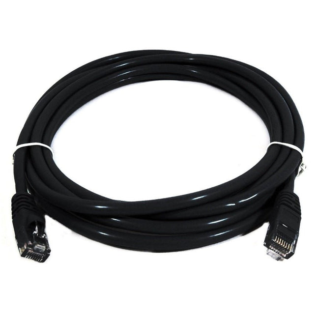8Ware Cat6a UTP Ethernet Cable 0.5m (50cm) Snagless Black - CCTV Guru