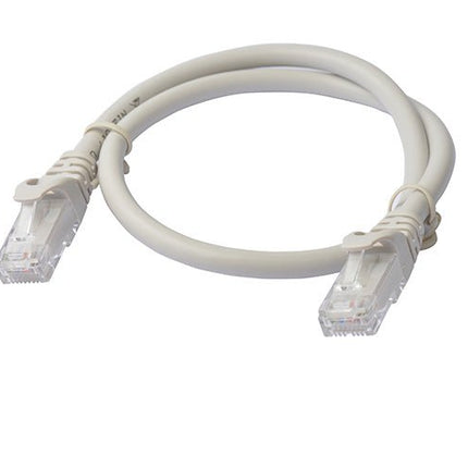 8Ware Cat6a UTP Ethernet Cable 0.5m (50cm) Snagless Grey - CCTV Guru