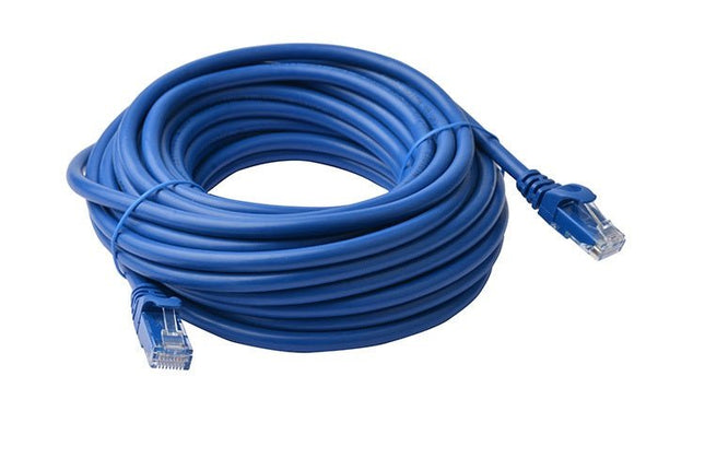 8Ware Cat6a UTP Ethernet Cable 10m Snagless Blue - CCTV Guru