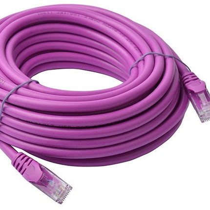 8Ware Cat6a UTP Ethernet Cable 10m Snagless Purple - CCTV Guru