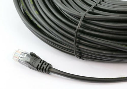 8Ware Cat6a UTP Ethernet Cable 15m Snagless Black - CCTV Guru