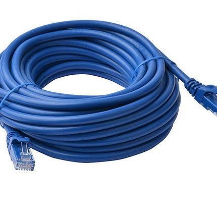 8Ware Cat6a UTP Ethernet Cable 15m Snagless Blue - CCTV Guru