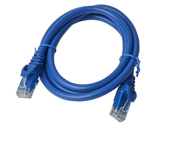 8Ware Cat6a UTP Ethernet Cable 1m Snagless Blue - CCTV Guru