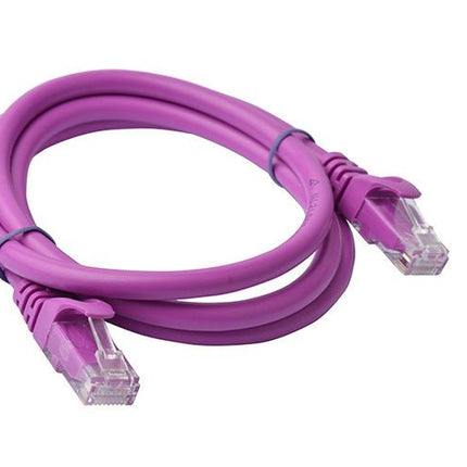 8Ware Cat6a UTP Ethernet Cable 1m Snagless Purple - CCTV Guru