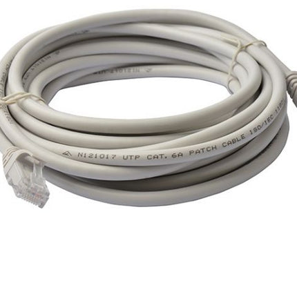 8Ware Cat6a UTP Ethernet Cable 20m Snagless Grey - CCTV Guru