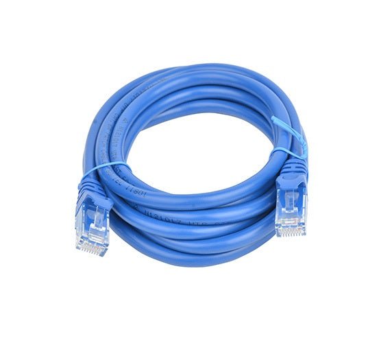 8Ware Cat6a UTP Ethernet Cable 2m Snagless Blue - CCTV Guru