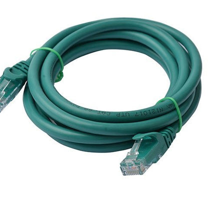 8Ware Cat6a UTP Ethernet Cable 2m Snagless Green - CCTV Guru
