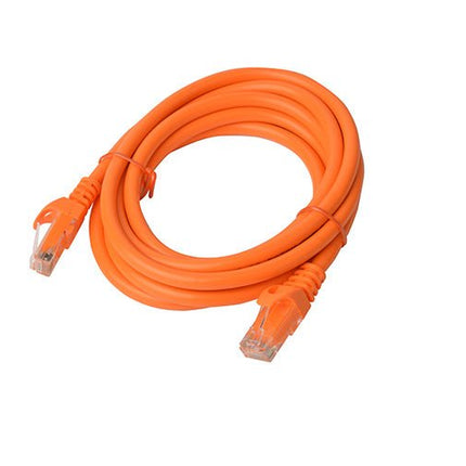 8Ware Cat6a UTP Ethernet Cable 2m Snagless Orange Suitable for networks running at 10Mbps, 100Mbps or 1000Mbp - CCTV Guru