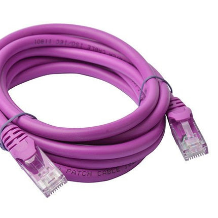8Ware Cat6a UTP Ethernet Cable 2m Snagless Purple - CCTV Guru