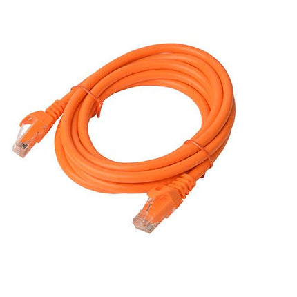 8Ware Cat6a UTP Ethernet Cable 3m Snagless Orange - CCTV Guru