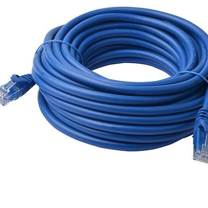 8Ware Cat6a UTP Ethernet Cable 40m Snagless Blue - CCTV Guru