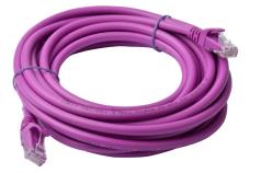 8Ware Cat6a UTP Ethernet Cable 5m Snagless Purple - CCTV Guru