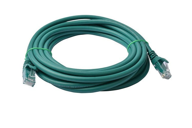 8Ware Cat 6a UTP Ethernet Cable, Snagless - 7m Green LS - CCTV Guru