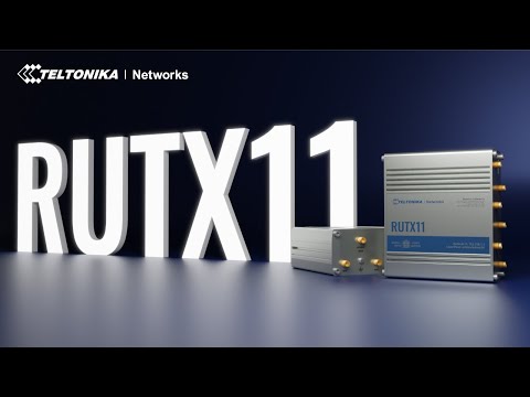 Teltonika RUTX11 - Instant LTE Failover | Reliable and Secure CAT6 Dual SIM 4G LTE Router/Firewall with Dual Band WiFi 802.11ac, GNSS/GPS and Bluet