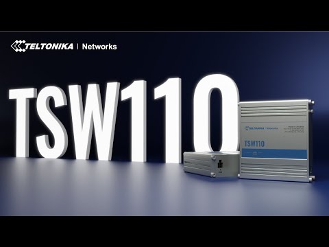 Teltonika TSW110, L2 Unmanaged Switch, PLUG-N-PLAY