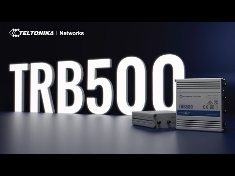 Teltonika TRB500 - Industrial 5G Gateway, with ultra-low latency and high data throughput, 4x4 MIMO, comes with the RutOS operating system