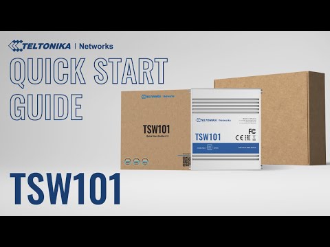 Teltonika TSW101 - Automotive Unmanaged PoE+ Switch, 112W, 4x PoE Ports, 9-30vDC Input