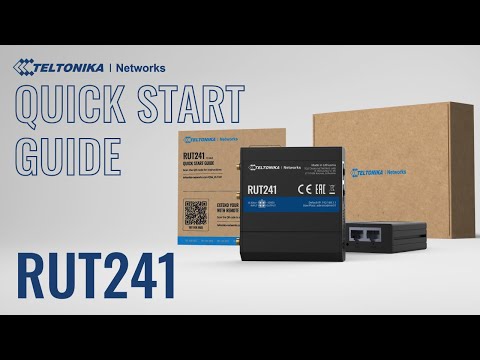 Teltonika RUT241 - Compact industrial 4G (LTE) router equipped with 2x Ethernet ports, WAN Failover