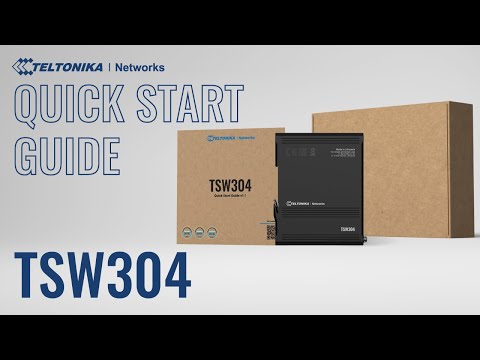 Teltonika DIN rail switch, unmanaged, 4 x Gigabit Ethernet Up to 1000 Mbps, power supply voltages (7-57 VDC and 9-40 VAC)