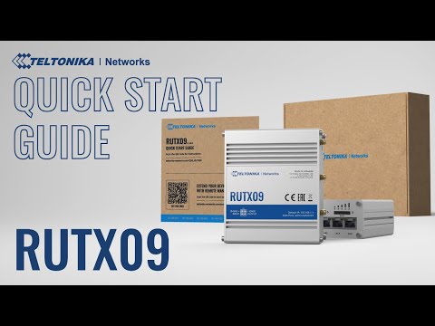 Teltonika RUTX09 - Instant LTE Failover | Reliable and Secure CAT6 Dual SIM 4G LTE Router/Firewall, Gigabit Ethernet, Location Tracking with GNSS/GPS