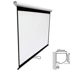 Brateck Projector Standard Auto - lock Manual Projection Screen - 86’’(1.72X1.3M) /(4:3 ratio) - CCTV Guru