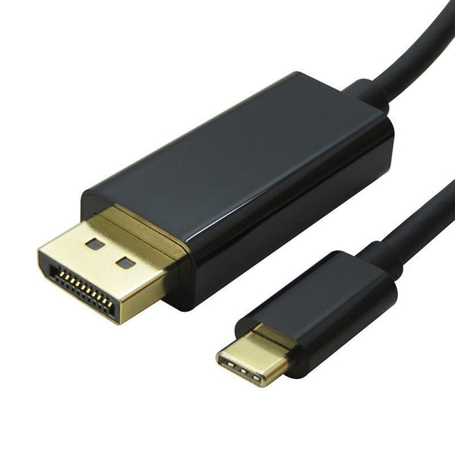 8ware 2m USB - C to DP DisplayPort Cable Adapter Male to Male iPad Pro Macbook Air Samsung Galaxy S10 MS Surface - CCTV Guru