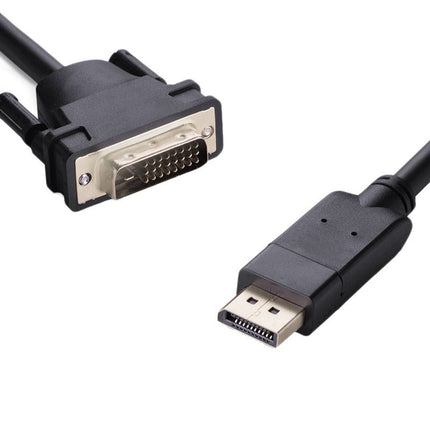 8Ware DisplayPort DP to DVI Male 2m (Gold - flash) to Male (Gold flash), 28AWG * 5P - CCTV Guru