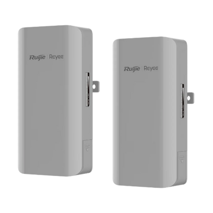 Ruijie Reyee RG-EST310V2 5GHz wireless bridge pair kit — two pre-paired units for a 1KM CCTV point-to-point link