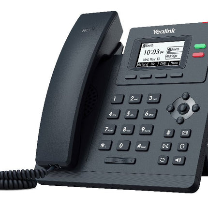 Yealink T31P 2 Line IP phone, 132x64 LCD, PoE. No Power Adapter included - CCTV Guru