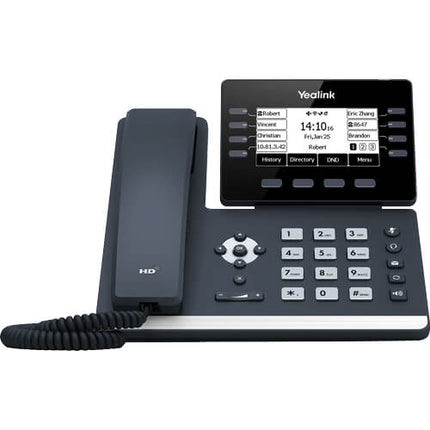 Yealink SIP - T53, 12 Line IP HD Phone, 3.7' 360 x 160 greyscale screen, HD voice, Dual Gig Portsi, USB 2.0 Port - CCTV Guru