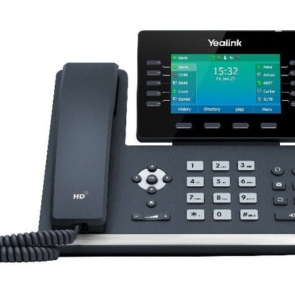 Yealink T54W, 16 Line IP HD Phone, 4.3' 480 x 272 colour screen, HD voice, Dual Gig Ports, Built in Bluetooth and WiFi, USB 2.0 Port - CCTV Guru